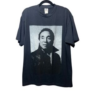Smokey Robinson World Tour Concert Graphic T-Shirt Black Large‎